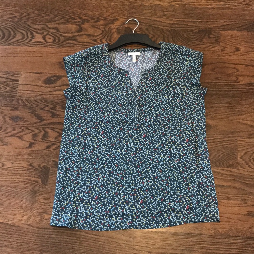 🍀Joie Sleeveless Tiny Floral Print Top-XS🍀